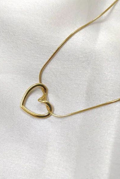 Hollow Heart Necklace