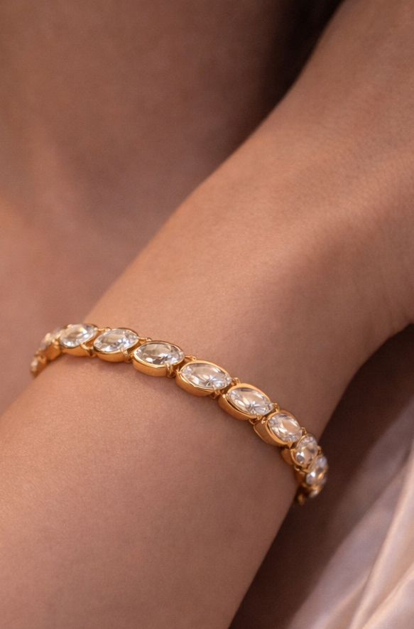 Celeste Spark Tennis Bracelet