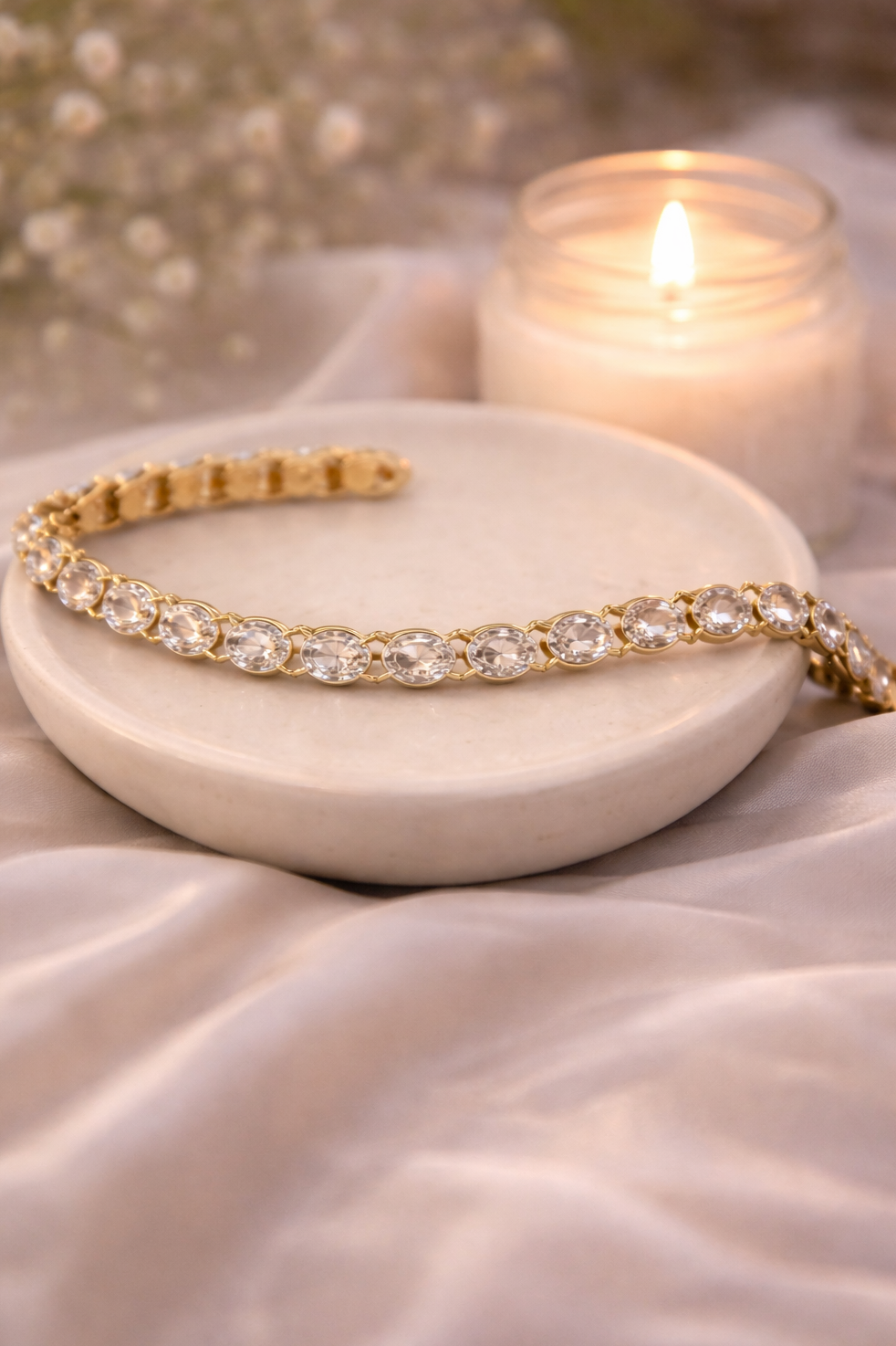 Celeste Spark Tennis Bracelet